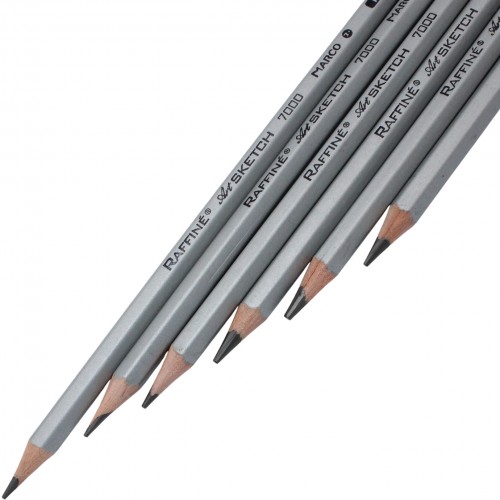 Набор карандашей графитных Marco НВ-8В (1) (24) (480) 7000DM-6CB