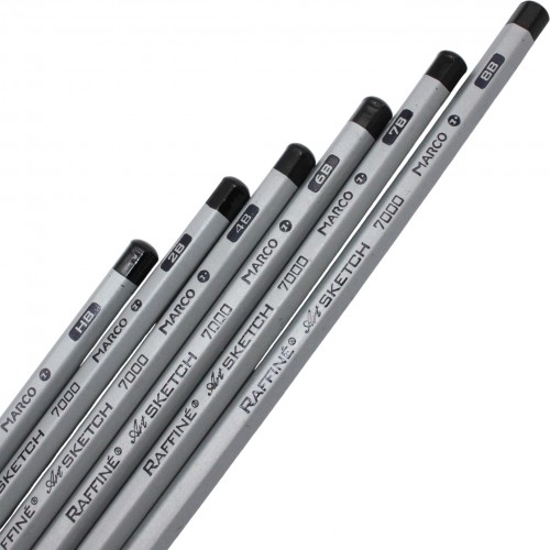 Набор карандашей графитных Marco НВ-8В (1) (24) (480) 7000DM-6CB