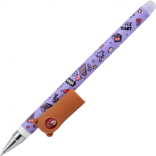Ручка гел. "Yes" №420447 Line Friends. Brown "пиши-стирай" 0,5мм синя(36)