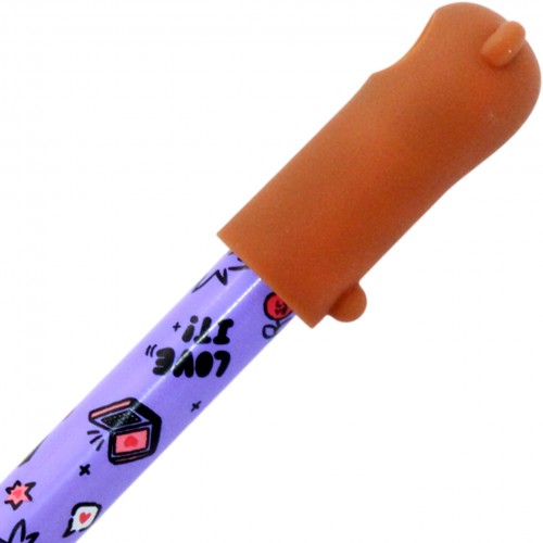 Ручка гел. "Yes" №420447 Line Friends. Brown "пиши-стирай" 0,5мм синя(36)