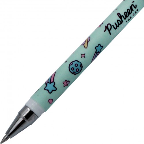 Ручка гел. "Yes" №420446 Pusheen cat "пиши-стирай" 0,5мм синя(36)