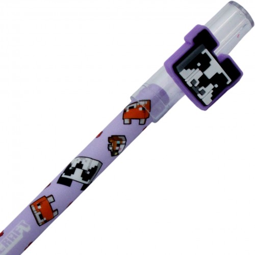 Ручка кульк. масл. "Yes" №412176 Minecraft.Spring 0,7мм синя(36)