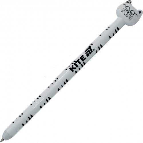 Ручка авт. кульк. "Kite" №K25-028-1 Funny cat синя(36)