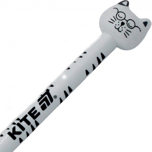 Ручка авт. кульк. "Kite" №K25-028-1 Funny cat синя(36)