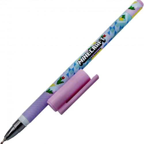 Ручка кульк. "Yes" №412262 Minecraft.Spring 0,7мм синя(24)(288)