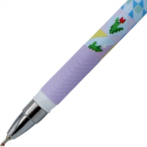 Ручка кульк. "Yes" №412262 Minecraft.Spring 0,7мм синя(24)(288)