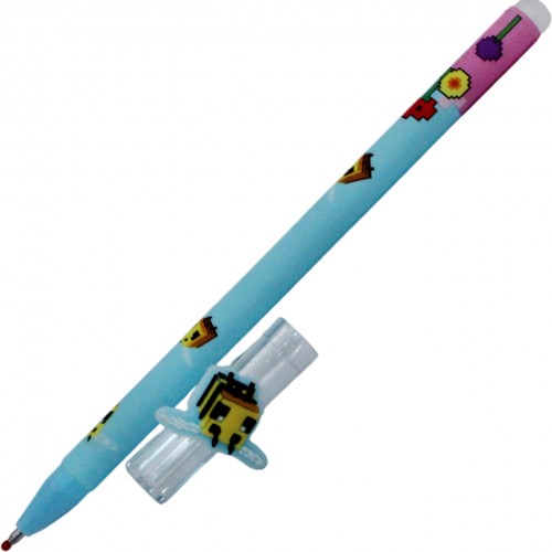Ручка гел. "Yes" №420396 Minecraft Spring "пиши-стирай" 0,5мм синя(36)