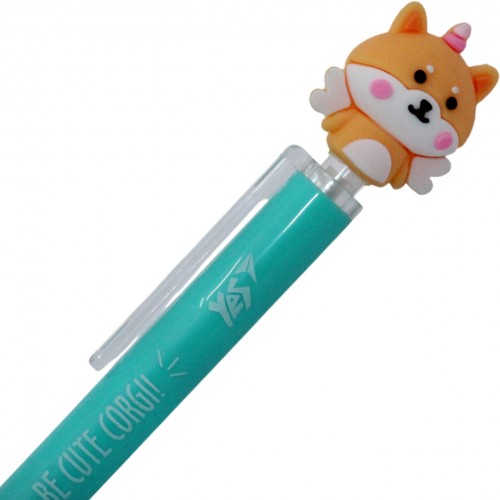 Ручка авт. масл. "Yes" №412104 Cute animals 0,7мм синя(36)