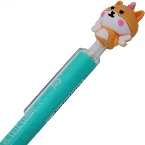 Ручка авт. масл. "Yes" №412104 Cute animals 0,7мм синя(36)