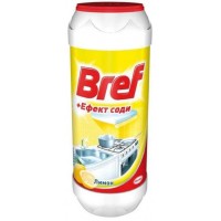 Чистячий порошок "Bref" 500г "Ефект соди" лимон(20)