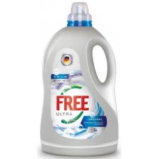 Прал. порошок рідкий 5л гель "Free" Ultra Original(4)