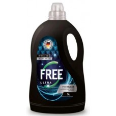 Прал. порошок рідкий 5л гель "Free" Ultra Pro Black(4)