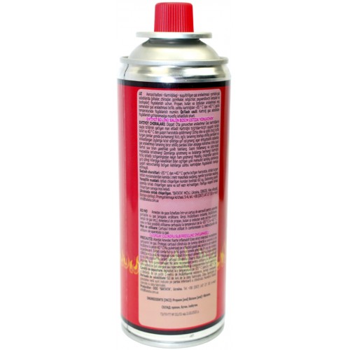 Газ для плит і горілок універсальний "GAS" 227г (400мл) цангове з'єднання(20)