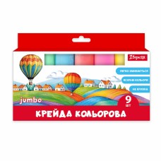 Крейда кольор. "1В" №400560 9шт Jumbo Classic