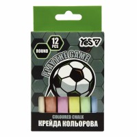 Крейда кольор. "Yes" №400563 12шт Football кругла