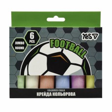 Крейда кольор. "Yes" №400569 6шт Jumbo Football