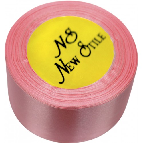 Стрічка атлас "Sindtex" 5смх23м рожевий №АЛ5-066(4)