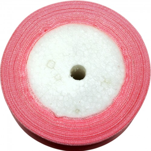 Стрічка атлас "Sindtex" 5смх23м рожевий №АЛ5-066(4)