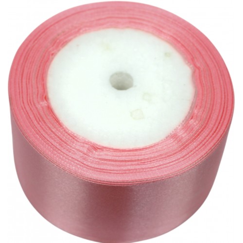 Стрічка атлас "Sindtex" 5смх23м рожевий №АЛ5-066(4)