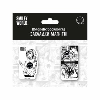 Закладка магніт. "Yes" №708872 Smiley World 2шт
