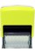 Оснастка для штампа пласт. 38х14мм Shiny №S-852 "Перевірено" "Карбон" (зелен.)
