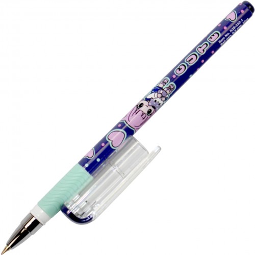 Ручка кульк. "Kite" №K26-032-1 Be Friends 0,5мм синя(24)(192)