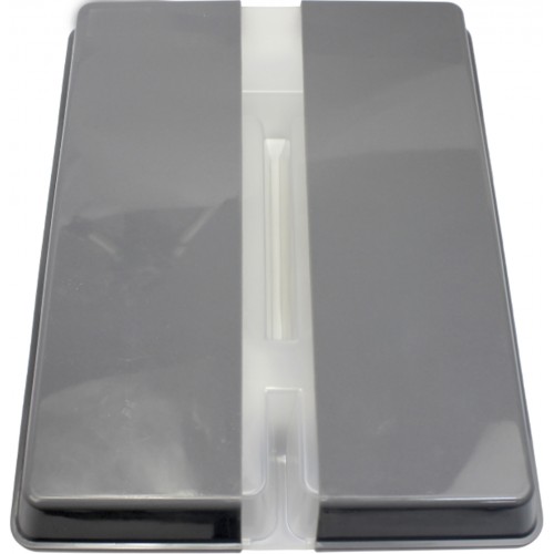 Лоток для столових приборів універс. прозор. графіт №0017