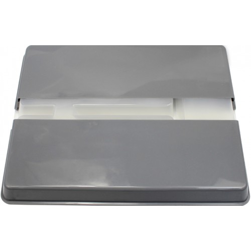 Лоток для столових приборів універс. прозор. графіт №0017