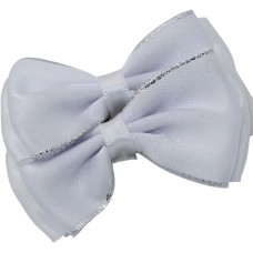 Набір заколок "Бантики білі" №122-5-18(1)