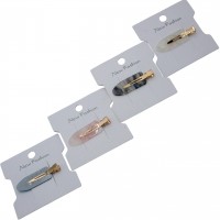 Набір невидимок хвилястих зі стразами 5см (2шт) №1-4,8-18