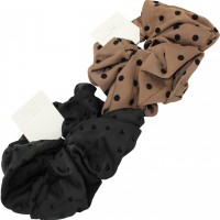Резинка чорна,коричнева в горох і серце №1-16-18(12)
