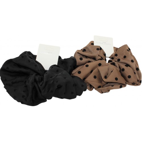 Резинка чорна,коричнева в горох і серце №1-16-18(12)