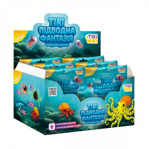 Стретч-іграшка "Tiki Wiki Max" Тікі підводна фантазія №SQ009/КіддіСвіт/(1)(9)