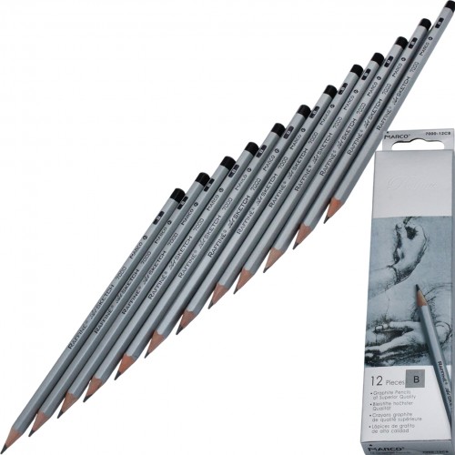 Олівець графітний Marco B (12) (144) (2880) FM7000DM-12CB 