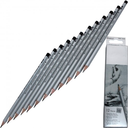 Олівець графітний Marco 3B (12) (144) (2880) FM7000DM-12CB 