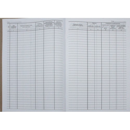 Журнал реєстрації інструкцій з питань охорони праці А4 50арк. офс. м'яка обкл. №ЖЛО008