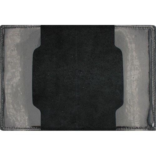 Обклад. на військовий квиток Ukraine Тризуб шкіра чорн. тисн. №49335