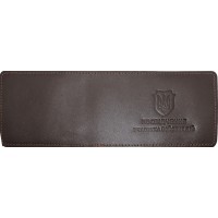 Обклад. на посвідчення УБД Тризуб щиток шкіра коричн. тисн. №46319