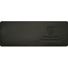 Обклад. на посвідчення УБД Тризуб щиток шкіра хакі тисн. №49337