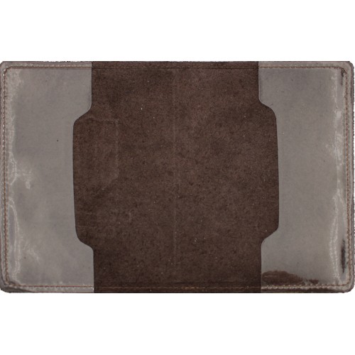 Обклад. на військовий квиток ЗСУ №1 напис-щиток шкіра коричн. тисн. №46185