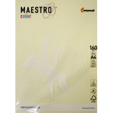 Папір кольор. А4 160г/м Maestro Color Pastell BE66 Vanilla (ванільний)(250)(1250)