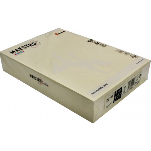 Папір кольор. А4 160г/м Maestro Color Pastell BE66 Vanilla (ванільний)(250)(1250)