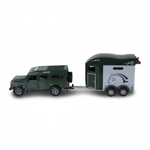 Ігровий набір "Land Rover" з причіпом і фігурками коней №520460.270/КіддіСвіт/