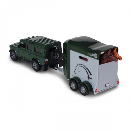 Ігровий набір "Land Rover" з причіпом і фігурками коней №520460.270/КіддіСвіт/