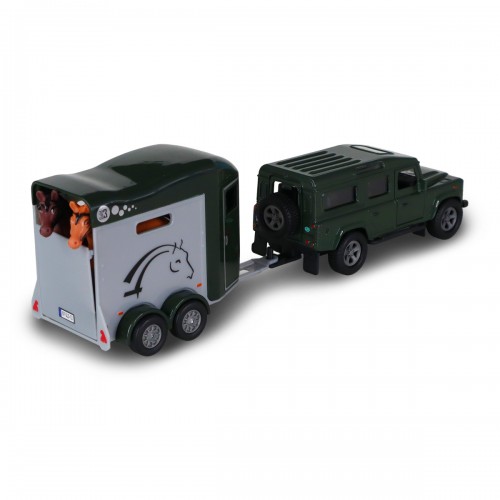 Ігровий набір "Land Rover" з причіпом і фігурками коней №520460.270/КіддіСвіт/