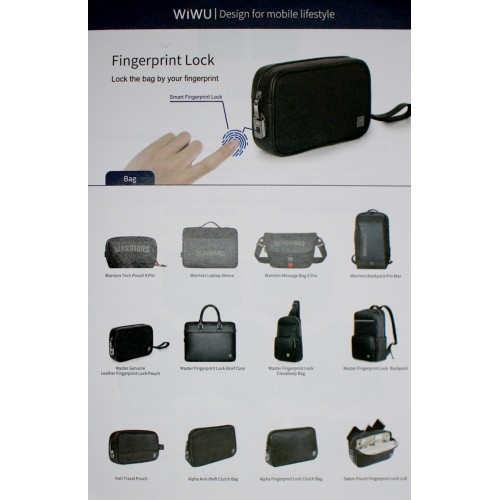 Сумка плечова "WIWU" Warriors Message Bag black/Breidon/