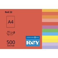 Папір кольор. А4 80г/м інт. Rey Adagio Red 22 (червоний)(10)