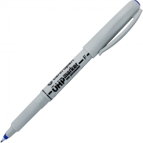 Маркер "Centropen" №2646/03 Non-Permanent OHP 0,6мм синій(10)(200)