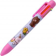 Ручка авт. кульк. "Yes" №412245 Line Friends 0,7мм 6 кольор.(24)