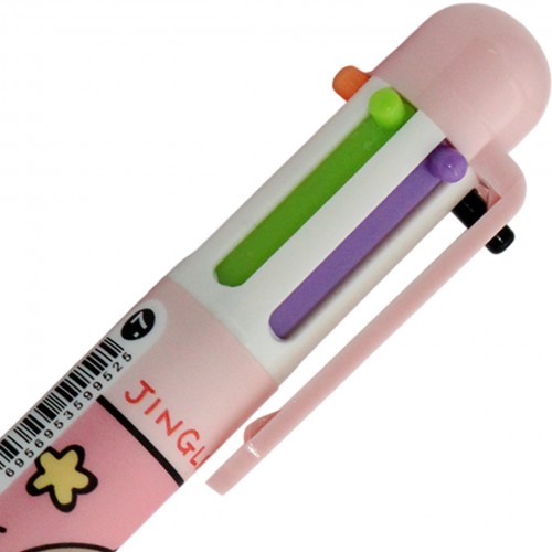 Ручка авт. кульк. "J.Otten" №15153 Aodemei "Girl" 6кольор. 0,7мм(40)(480)